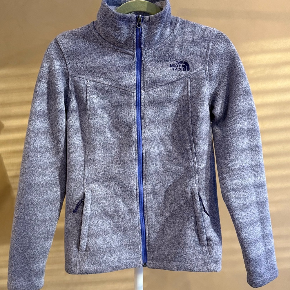 The North Face Light Purple Full Zip Jacket size small